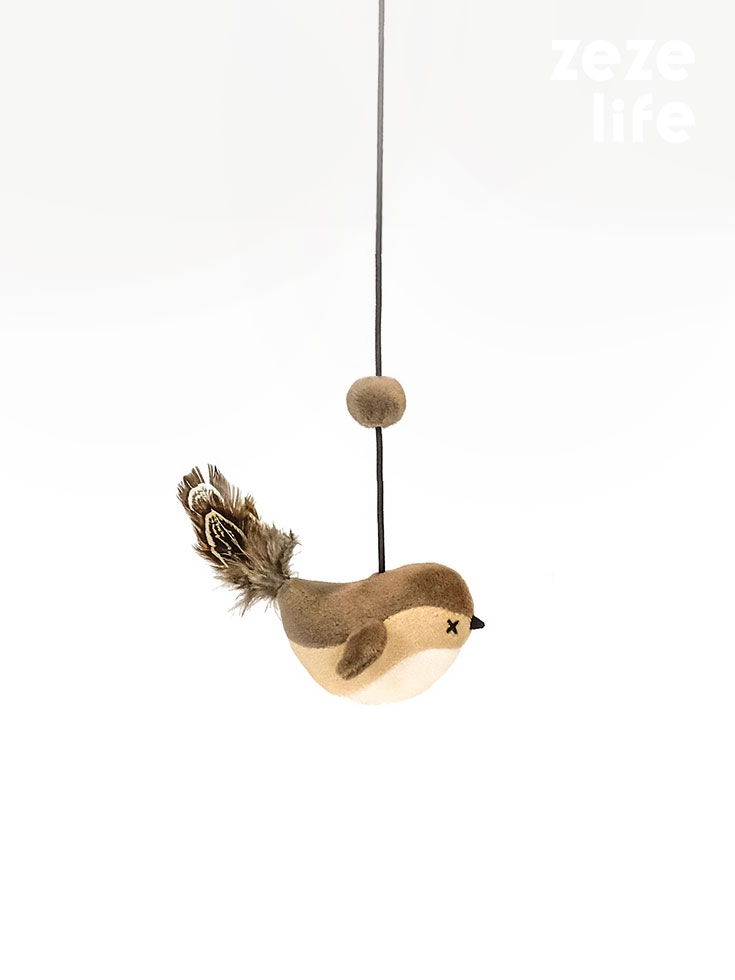 Elastic Cord Flying Bird Cat Toy