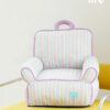 Purple Striped Cooling Cat Sofa