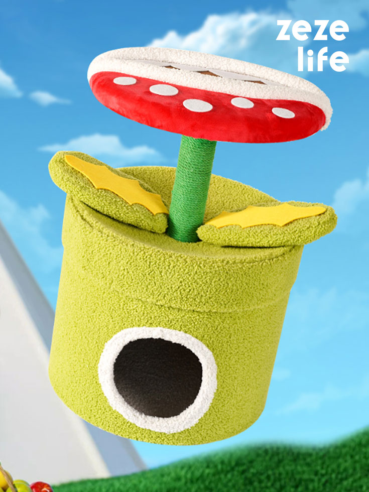 Super Cannibal Flower Cat Tree