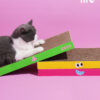 Face Cardboard Cat Scratcher