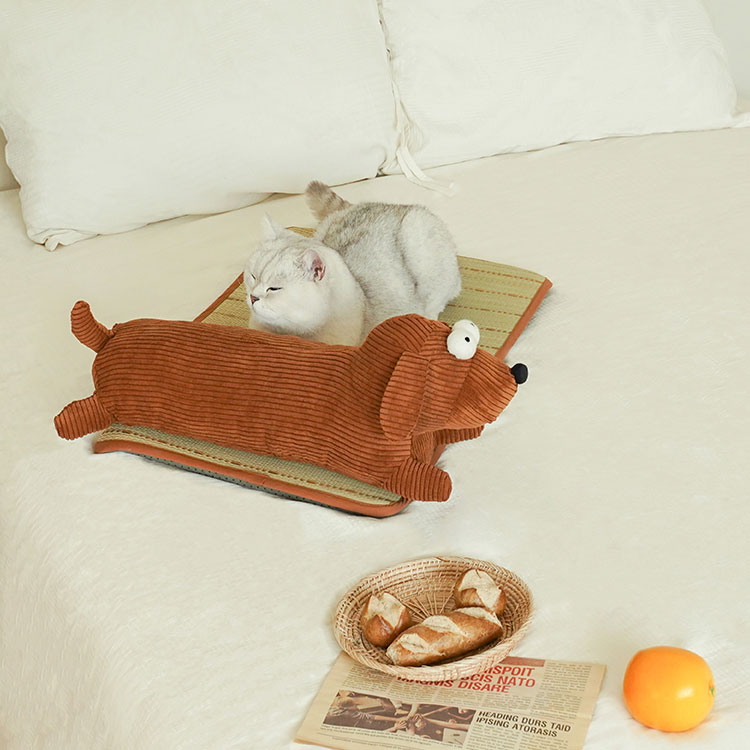 Lightning Cat & Dachshund Rushes Pet Cooling Mat