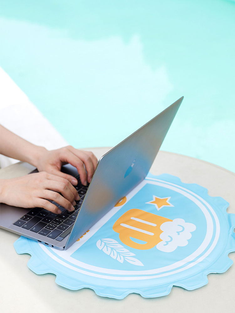 Beer-Shaped Pet Cooling Mat