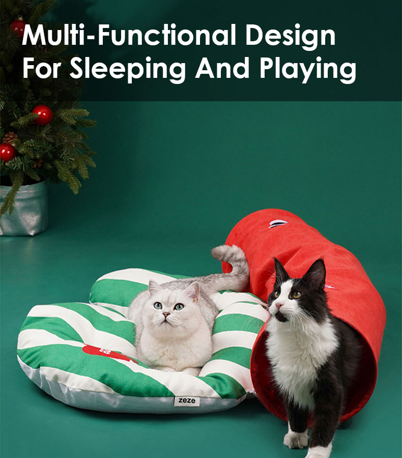 Glove Tunnel Cat Bed