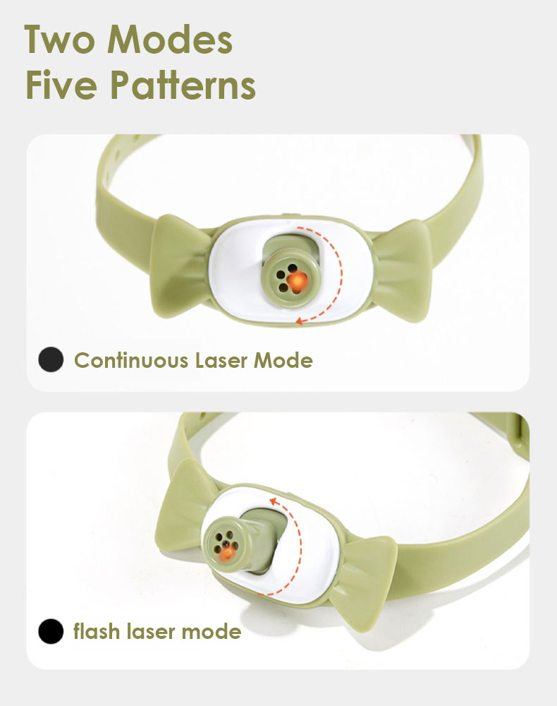 Candy Cat Laser Collar