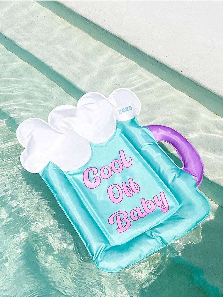 Colorful Beer Pet Cooling Mat