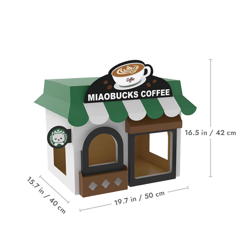 Café Cardboard Cat House