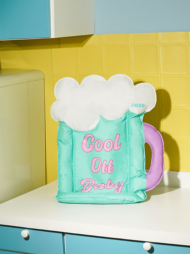 Colorful Beer Pet Cooling Mat