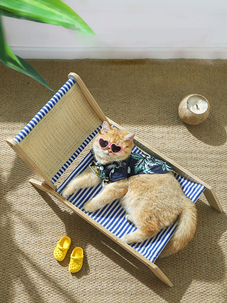 Coconut Tree Cat Scratching Post & Cat Recliner