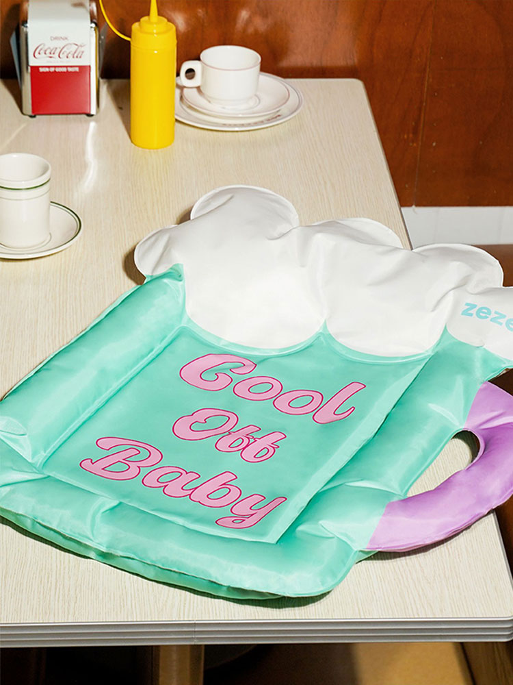 Colorful Beer Pet Cooling Mat