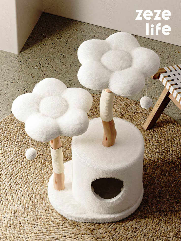White Cloud Modern Cat Tree