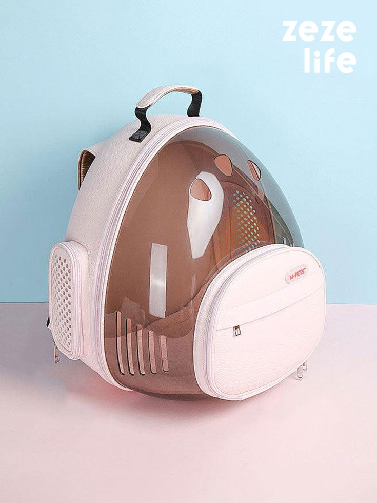 Space Capsule Pink Cat Carrier