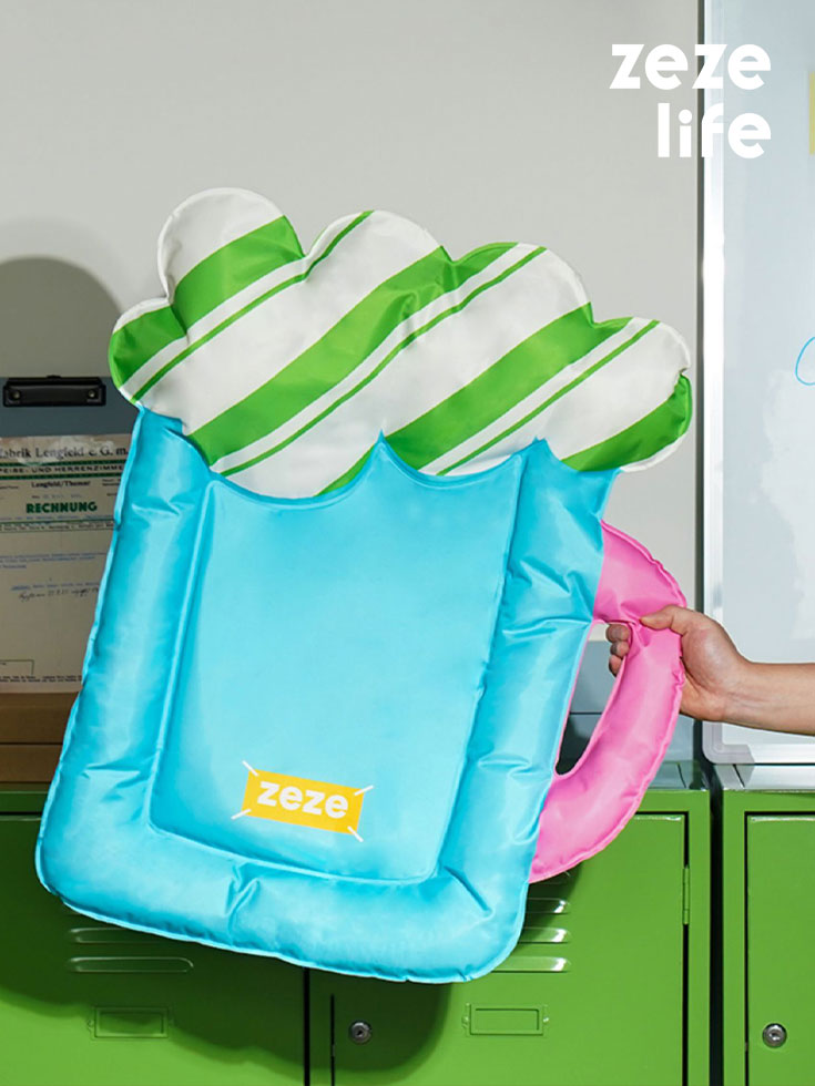 Colorful Beer Pet Cooling Mat