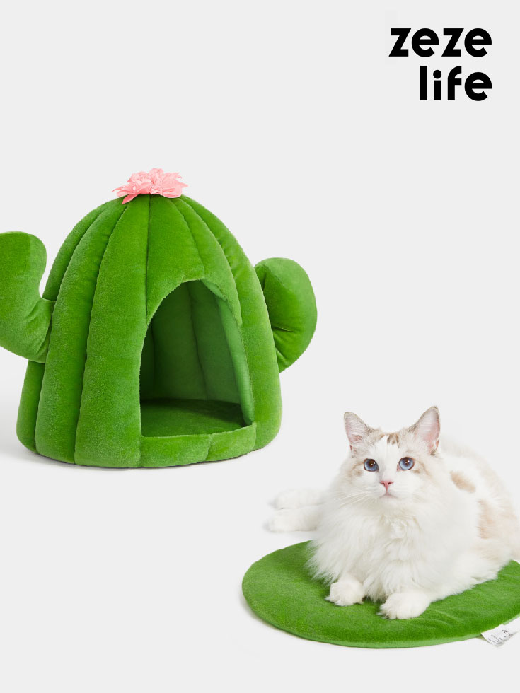 Cactus Mini Cat Bed