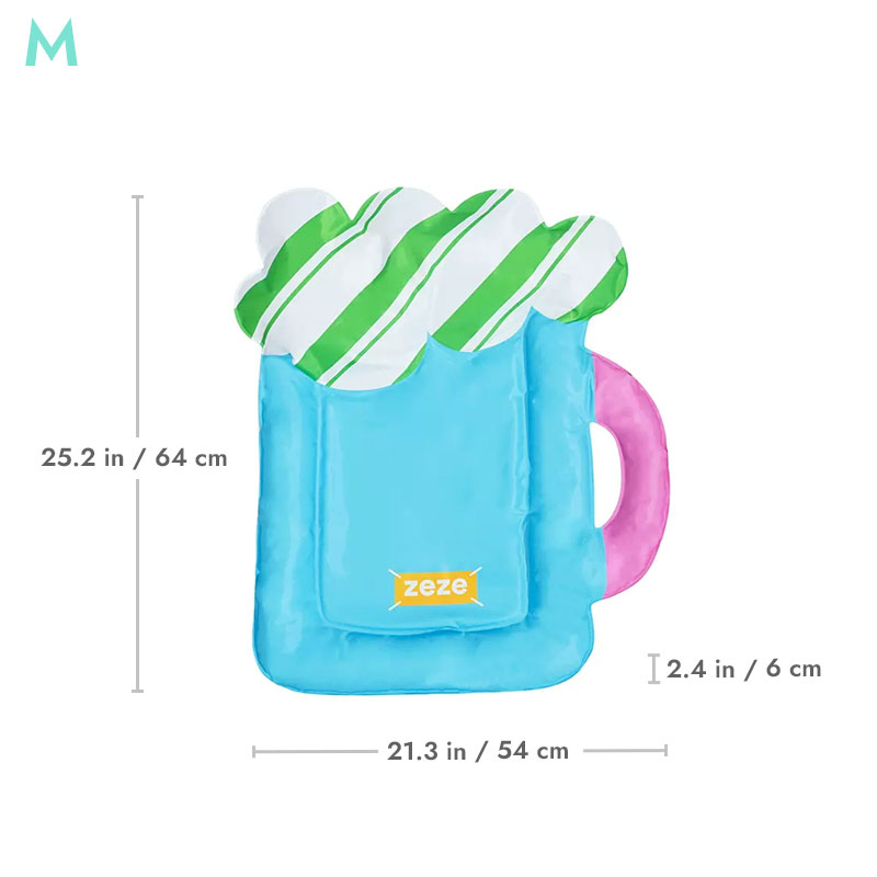 Colorful Beer Pet Cooling Mat