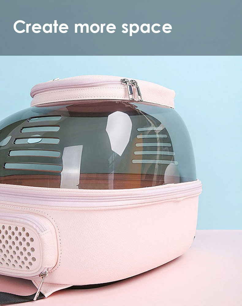 Space Capsule Pink Cat Carrier