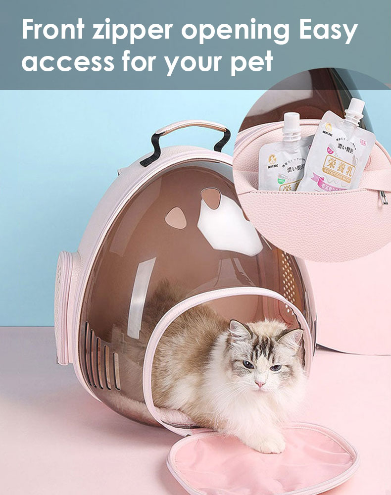 Space Capsule Pink Cat Carrier