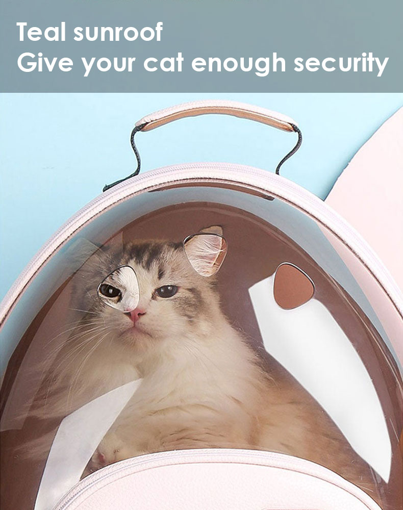 Space Capsule Pink Cat Carrier