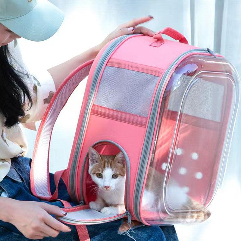 Square Clear Cat Carrier
