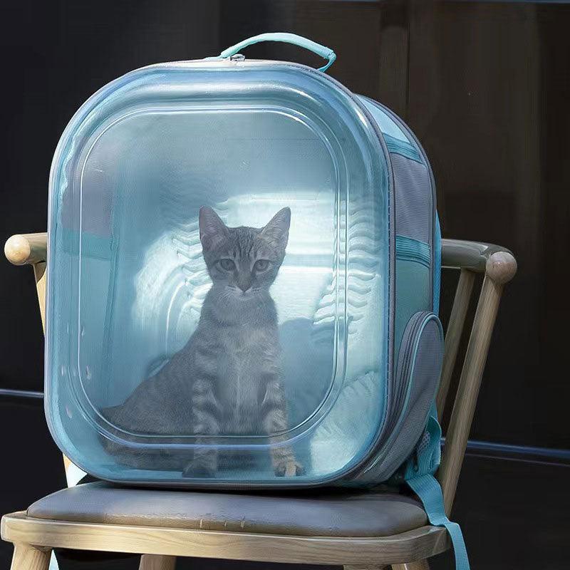 Square Clear Cat Carrier