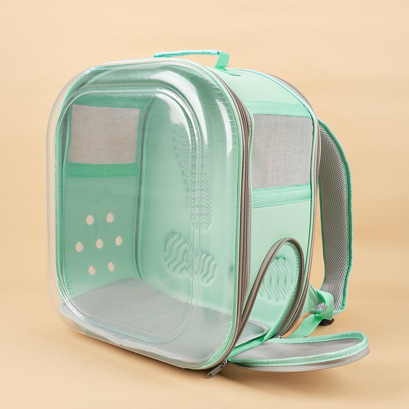 Square Clear Cat Carrier