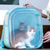 Square Clear Cat Carrier