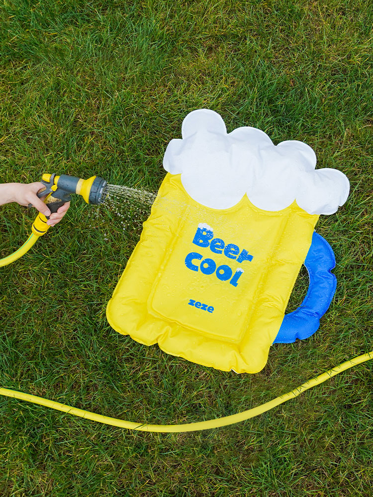 Beer-Shaped Pet Cooling Mat