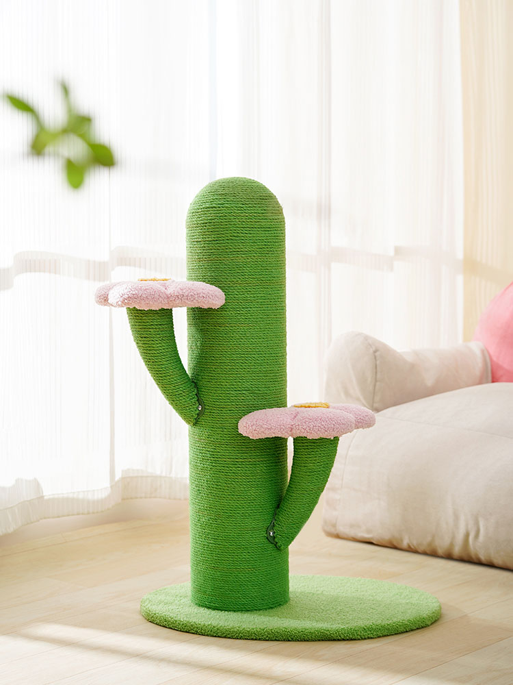 Flower and Cactus Cat Tree