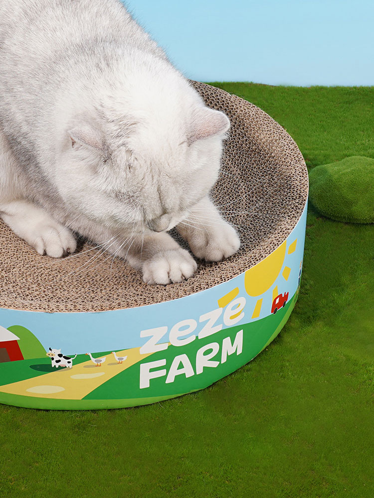 Double-Sided Cat Scratch Bowl