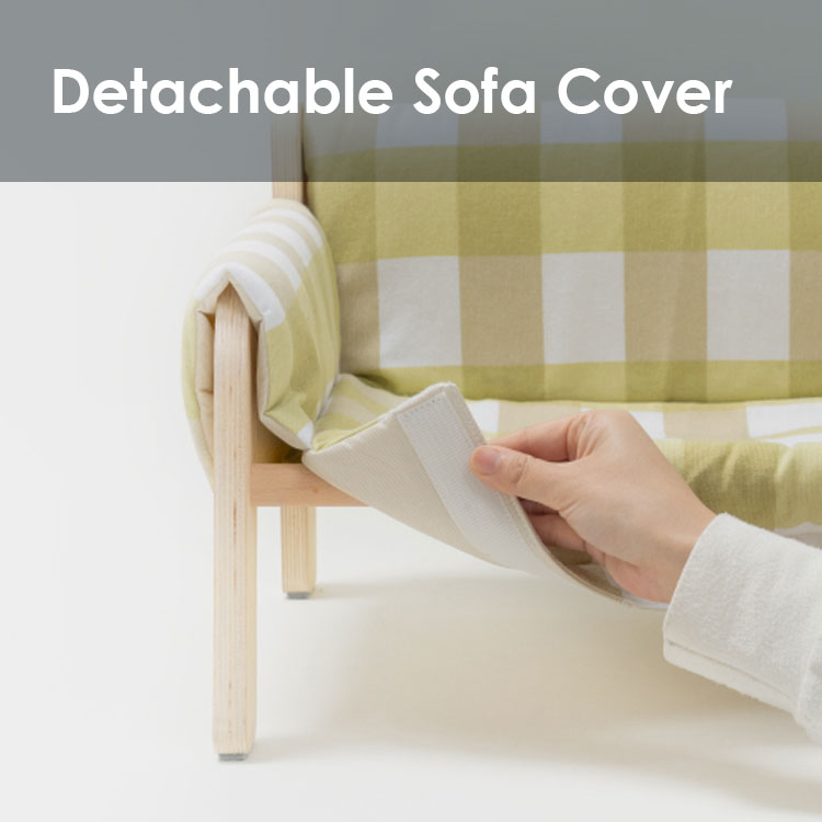 Wooden Checkered Cat Armchair