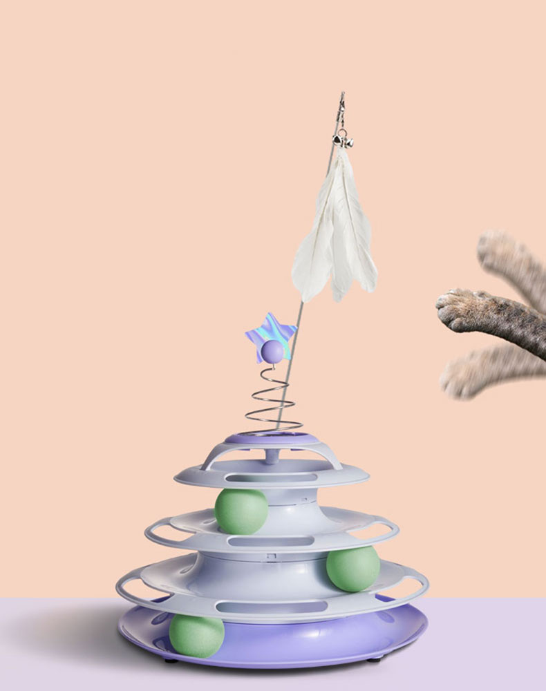 Star Forest Spinner Cat Toy