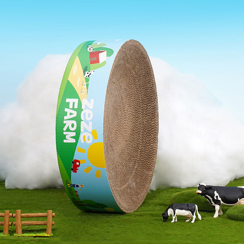 Double-Sided Cat Scratch Bowl