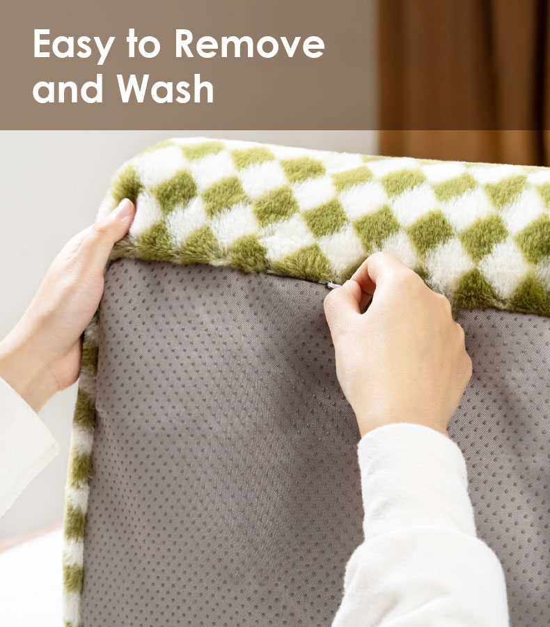 Green Vintage Diamond Cat Couch