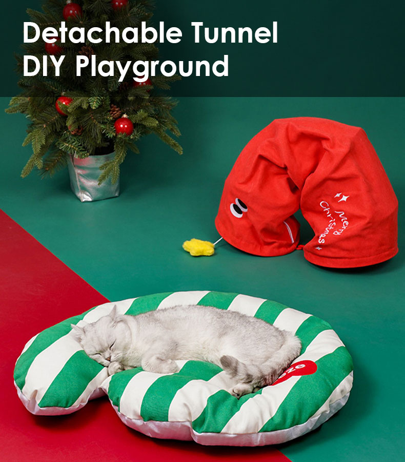 Glove Tunnel Cat Bed