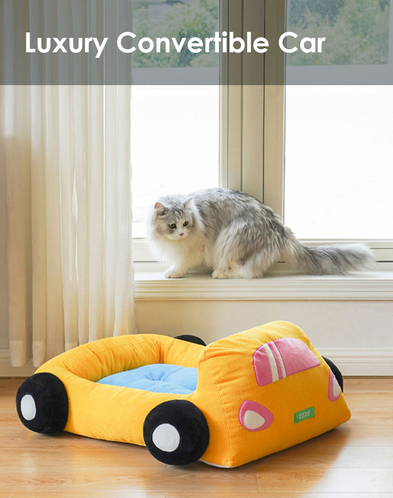 Cool Convertible Car Cat Bed