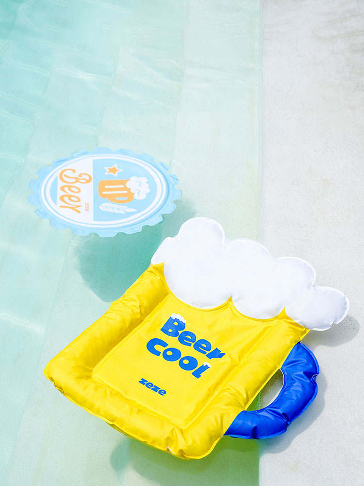 Beer-Shaped Pet Cooling Mat